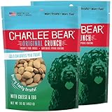 Charlee Bear Dog Treat with Cheese & Egg (2 Pack) 16 oz Each