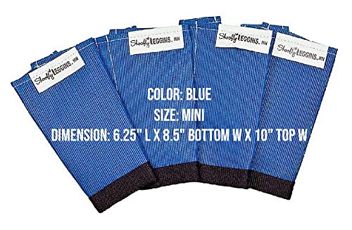 Shoofly Horse Leggins, Patented Loose Fitting Boots, Reduce Stomping & Fatigue, Breathable Plastic Mesh (Blue/Mini) #TOP1