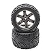 Hosim RC Car Wheel Rubber Tires Tyres 16-ZJ01 for 1:12 Scale Off-Road RC Car 9122 9123 Pack of 2