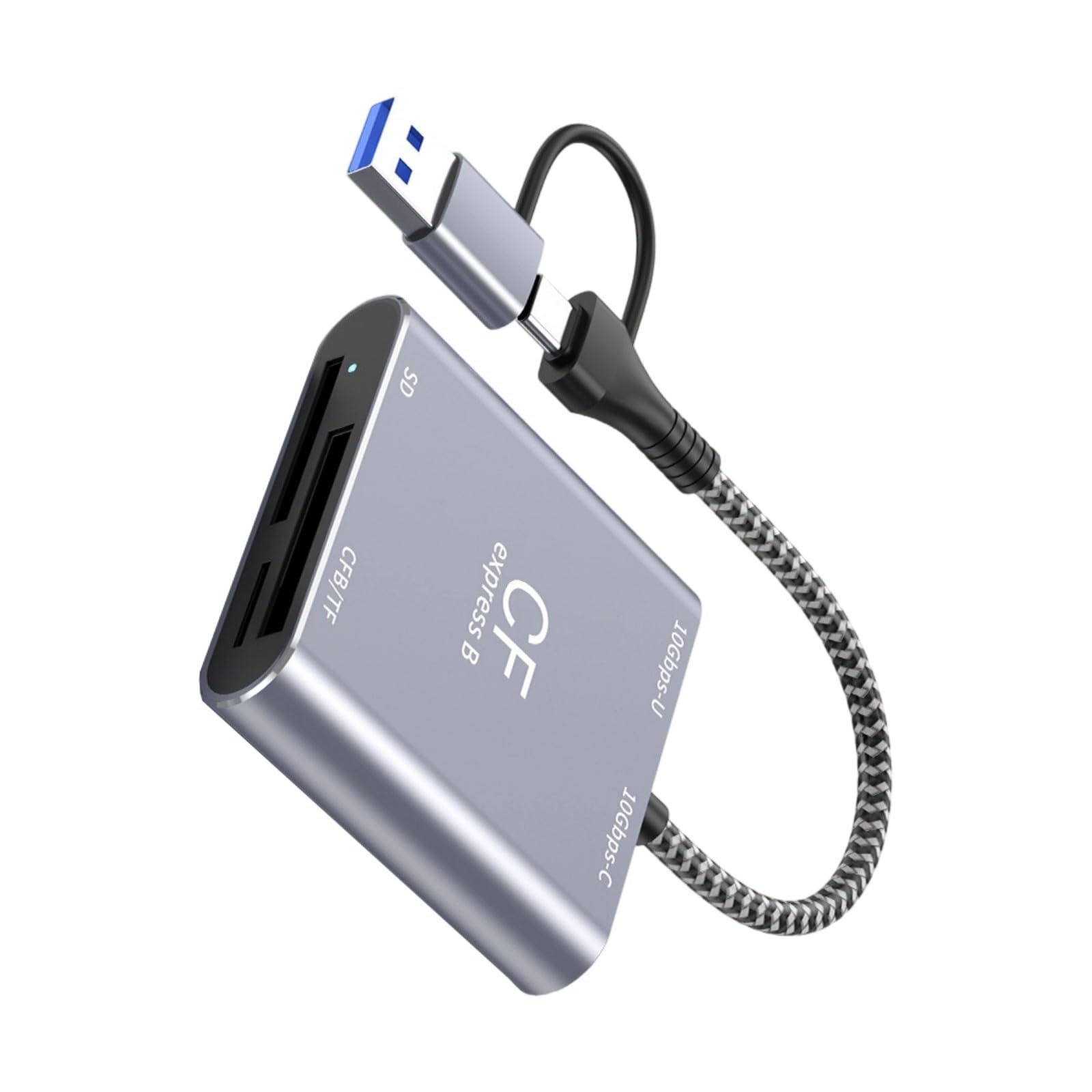 Lettore Schede Professionale USB 3.2 Gen 2 CFE Tipo B Adattatore per Attrezzatura Fotografica Trasferimento Dati Archiviazione Tablet Portatili Lettore Cfe Fotografo