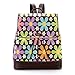 TIZORAX Sac à Dos en Cuir PU Motif Fleurs