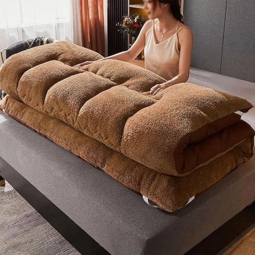 HYUFEIAO Colchones Futón Colchón de Suelo futón Grueso Colchón portátil Plegable Suave Mejorado Colchón Enrollable Tatami japonés Colchón Plegable, 01,150 x 200 cm/59 x 79 Pulgadas