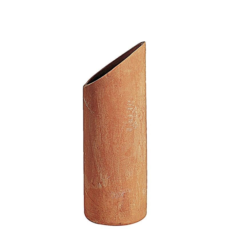 Vase circulaire en terre cuite 84 cm pour végétaliser un grand angle vide