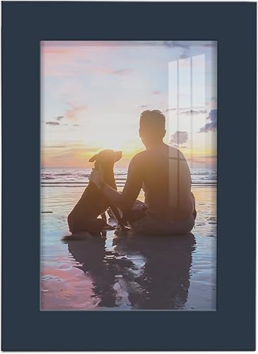 Miniatura 79 de Renditions Gallery - Marco para fotos de 11x14 pulgadas de estilo moderno de alta gama, hecho de madera maciza y cristal de alta definición listo