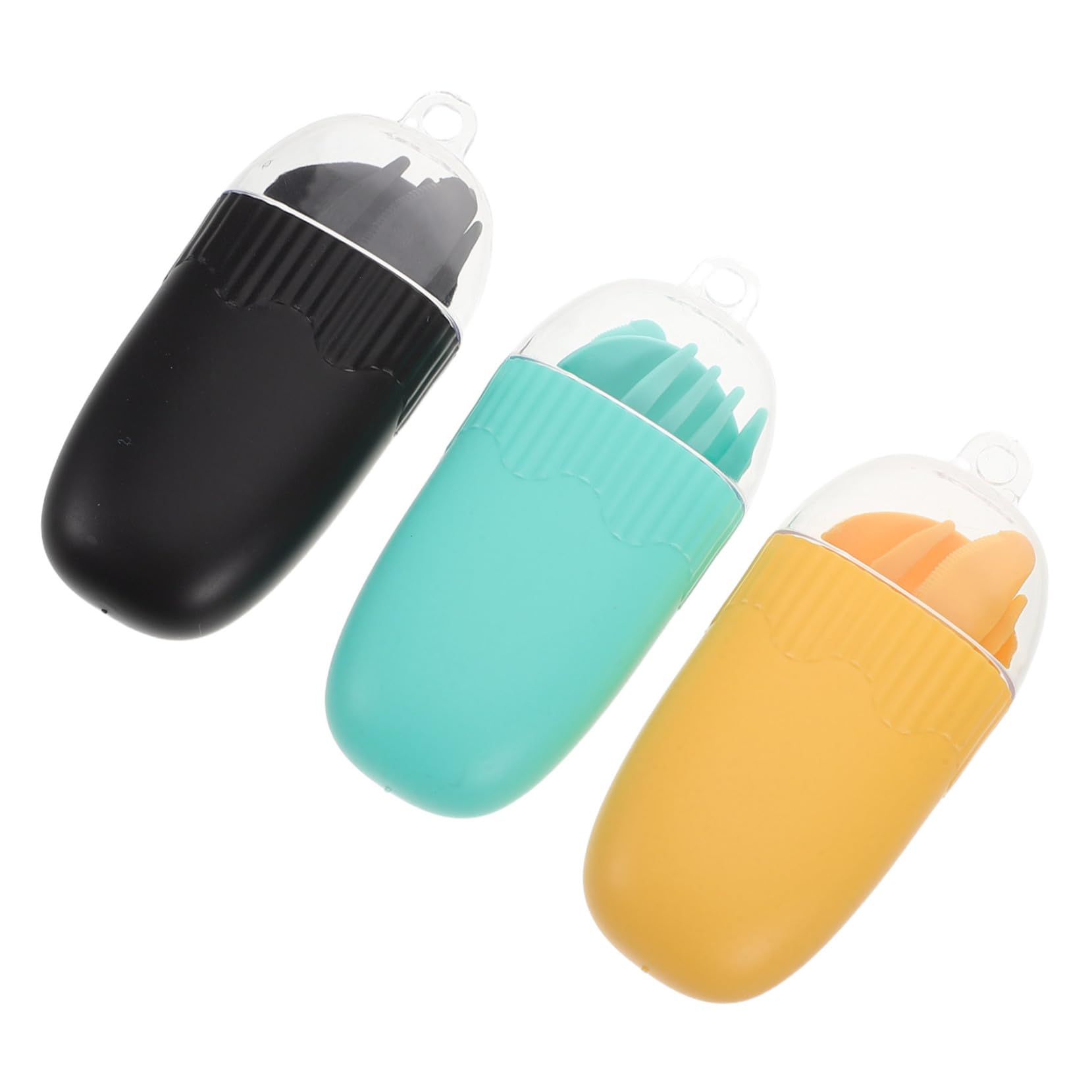 CIYODO 3 Sets Portable Reusable Utensils with Case of Camping Cutlery Kit Includes Fork Spoon Chopstick Holder for Outdoor Travel Picnics and Backpacking