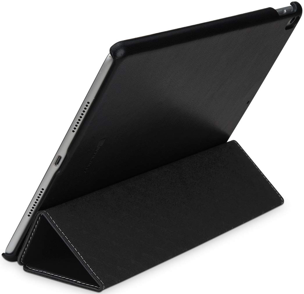 Custodia In Pelle Cirago Slim-Fit Per IPad Air - Marrone Con Supporto (Ripieghevole)