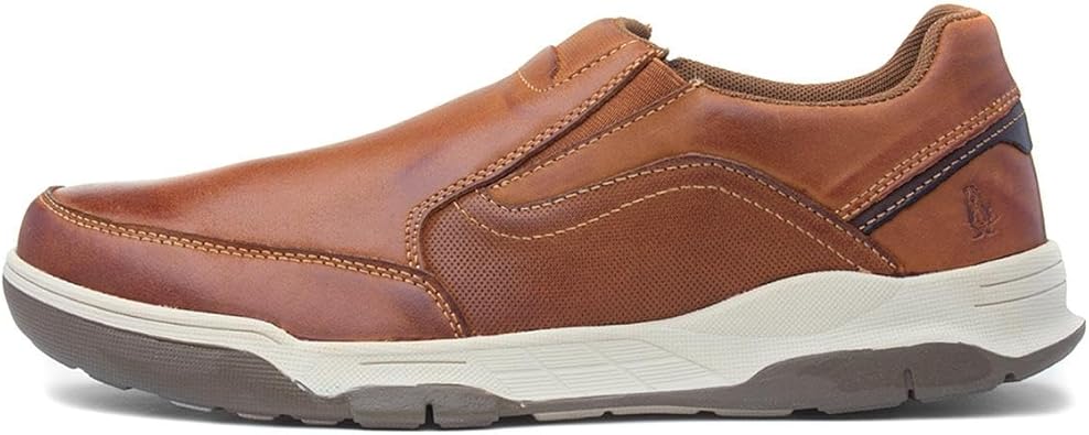Hush Puppies Men's Fletcher Moccasin, Tan, 8 UK: Amazon.co.uk: Fashion