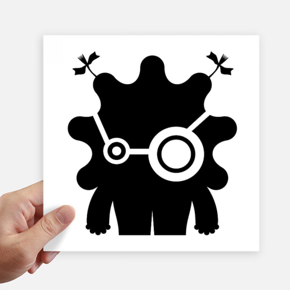 Autocollant alien monster grand format 20x20cm sticker PC mur