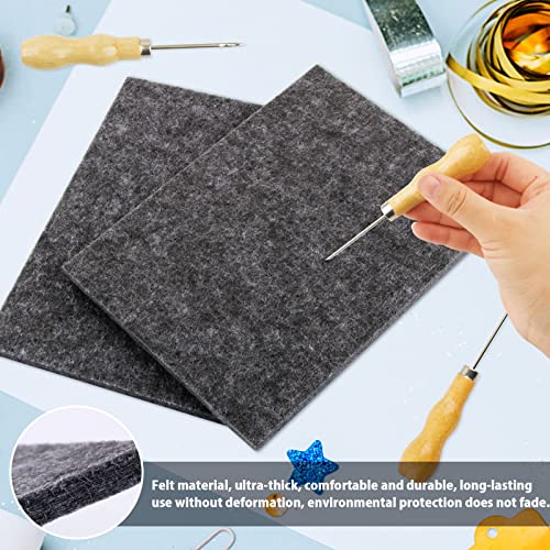 BETESSIN 2 Set Punteruolo Tappetino Feltro per