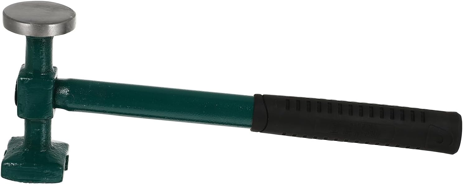 Uonlytech Car Repair 12.00 Inch Durable Sheet Metal Planishing Hammer for Auto Body Dent Removal and Panel Repair