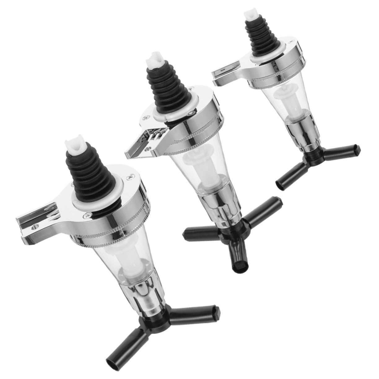 Gatuida 3 Piezas Dispensador de Agua Pared con Bomba Dosificadora para Bebidas Frías Soporte para Botellas de Bar para Fiestas y Uso Doméstico