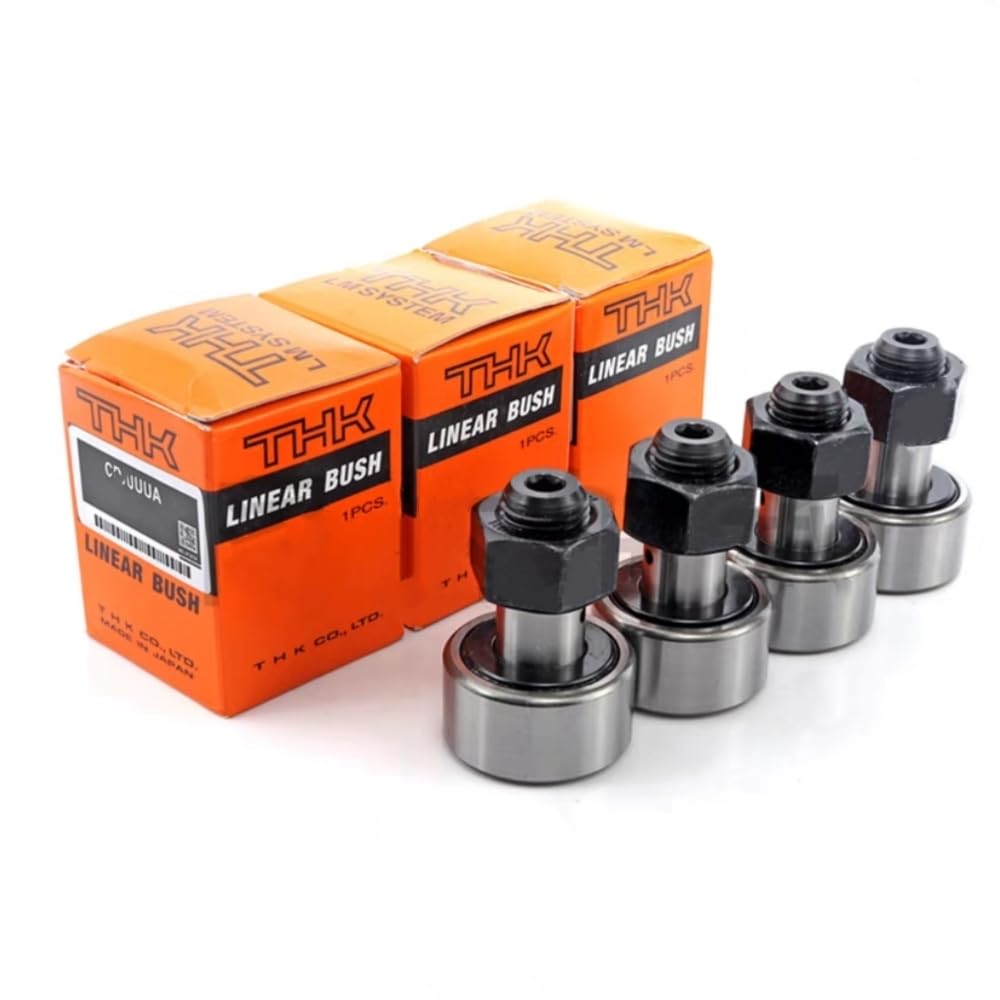 THK CF18 CF18UU-A CF18UUR-A CF18VUU-A CF18VUUR-A M18x1,5, długość całkowita 58 mm, Łożyska igiełkowe Cam Follower przykręcane (1, THK CF18VUUR-A)