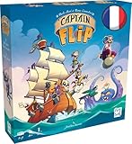 Asmodee   Captain Flip   Nommé AS d'or 2025  Jeu de Société Ludique et Stratégique   Adultes et Enfants dès 8 Ans   Jeu d’Aventures   2 à 5 Joueurs   Version Française   Play Punk