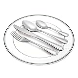 Cutlery Set for 4 People, 16 Pieces - Otto Koning Frankfurt- Stainless Steel Flatware Set, Mirror Polished. Silverware Set with Spoon Knife and Fork. Classic & Simple Design - Image 10