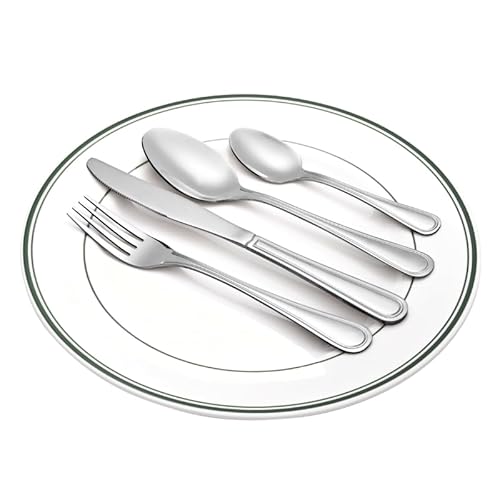Cutlery Set For 6 People, 24 Pieces - Otto Koning Frankfurt- Stainless Steel Flatware Set, Mirror Polished. Silverware Set With Spoon Knife And Fork. Classic & Simple Design - 10