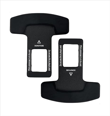 BEGMEAN 2-Pack Seat Belt Buckle Booster (BPA Free) - Raises Your Seat Belt for Easy Access - Stop Fishing for Buried Seat Belts - Makes Receptacle Stand Upright for Hassle Free Buckling (Pack of 2)
