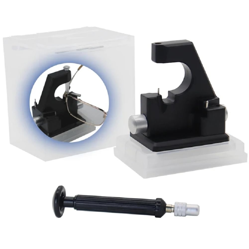 Jnchdghwa As Shown Eyeglasses Spring Hinge Assembly Optical Repair Tool Kit With Screws For Eyewear Frame Installation