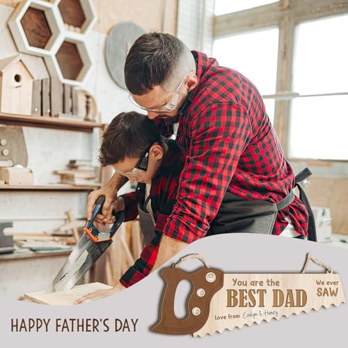 Saw-Shaped Wall Plaque for Dad