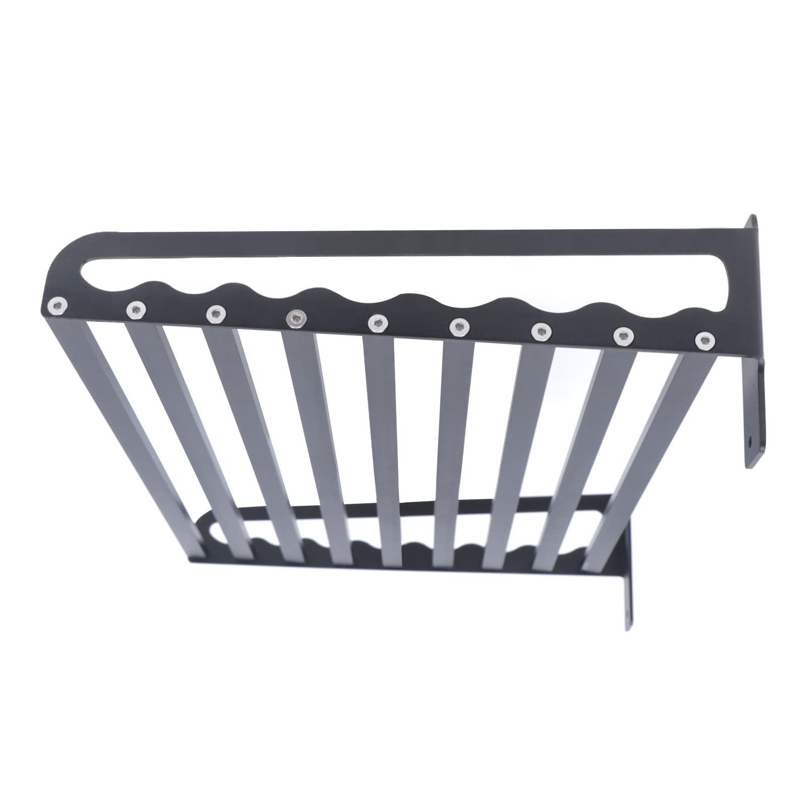 Soporte de aluminio negro para microondas, estante de pared, soporte para especias, soporte para microondas, soporte para microondas montado en la pared, estantes de cocina, estante