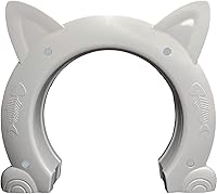 Vista 1 de Fhiny Puerta interior de puerta para gatos, puertas de gatitos sin solapa para pared, duraderas y fáciles de instalar, añade privacidad, puerta