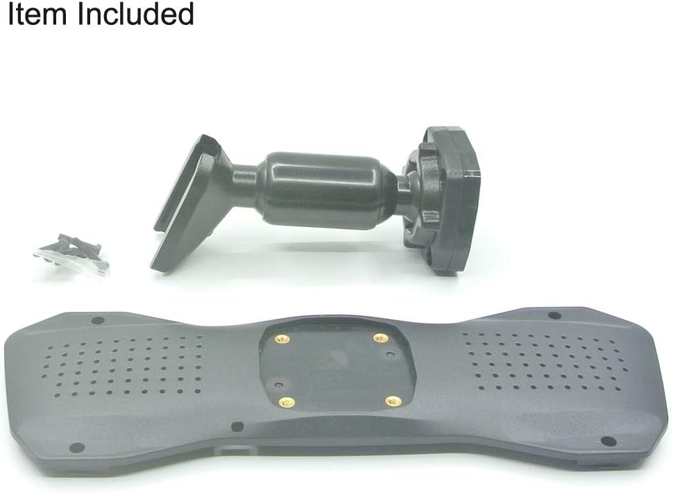 Rear View Mirror Back Plate Panel + Interior Mirror Bracket Arm for Car DVR Instead of Strap