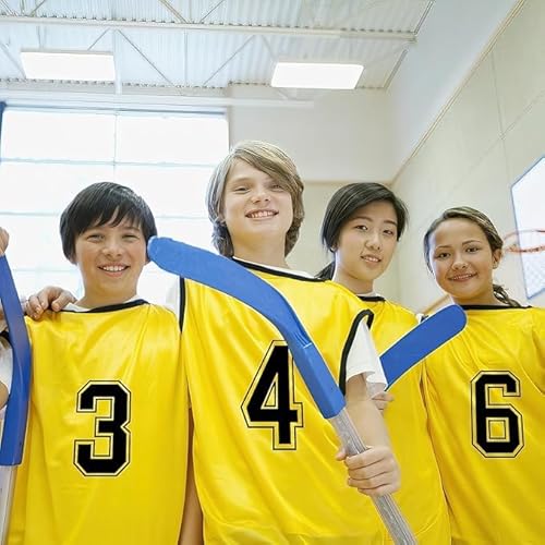 SWHCM 24 Stück Fußball Leibchen 2 Farben - 12 von jeder Farbe, für Jugendliche und Erwachsene, Markierungshemd-Trainingsleibchen, Team-Spiel Bibs für Herren Damen Senioren Junioren