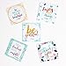 Live Happy Self Stick Notes, 3 inch x 3 inch, 5 Pads/Pack, 50 Sheets/Pad (10 Inspirational/Encouraging Messages on Sticky Notes)