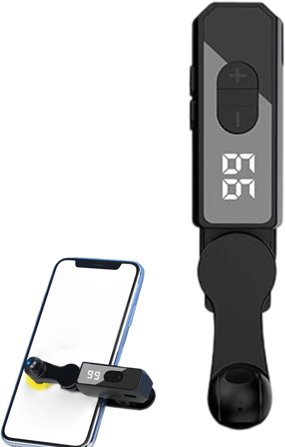 2025 Latest Smartphone Automatic Clicker | Automatic Phone Screen Clicker | Type-C Recharging 107-Speed Click Tool With Display, For Live Streaming Game Playing Shopping