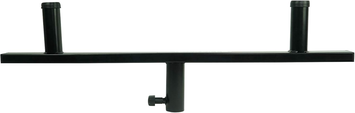 Rockville DP Mount Dual 8/10/12" PA Speaker Cabinet Adapter, Sturdy Steel, 80 lbs Capacity, Space-Saving, for DJs and Live Sound Professionals