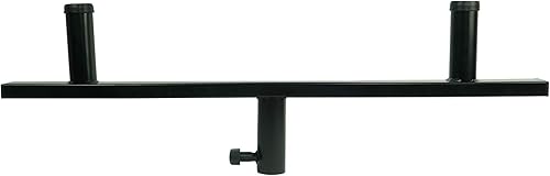 Miniatura 4 de Rockville Adaptador de gabinete de altavoz PA doble de 81012 pulgadas, acero resistente, capacidad de 80 libras, ahorro de espacio, para DJs y