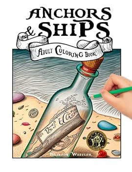 Paperback Anchors & Ship: Maritime Adult Coloring Book