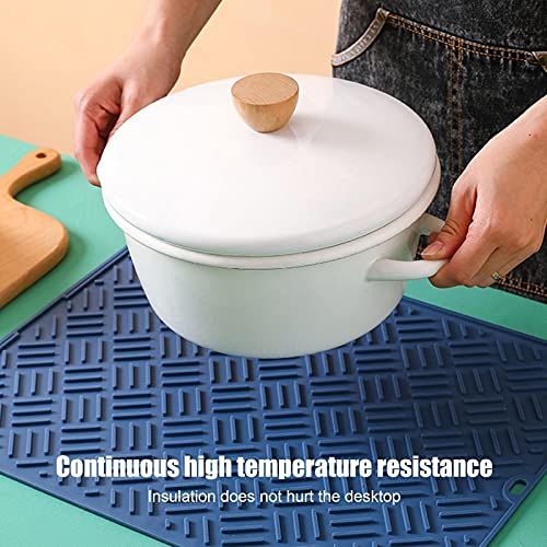 Afwasbare antislip placemats, afdruipmat van silicone, afdruipmat, grote afdruipmat, waterdichte siliconen pad, antislip… - Image 8