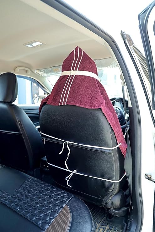 Image of Car Seat Towel Cover, Universal Size 76x152 cm, Soft and Comfortable Seat Protector for All Cars, Single Pack of 1 (1, Marron, 30x60inc.)