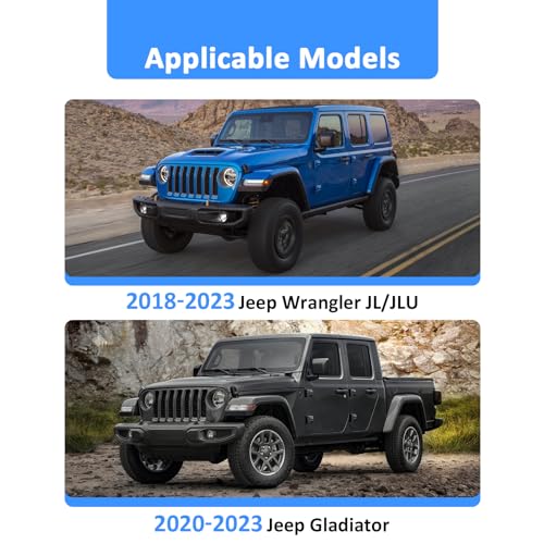 Image of Wsays 4-Pin Trailer Wiring Harness Kit Fit for Jeep Gladiator JT 2020-2025