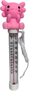 Salamander Floating Pool Thermometer - Easy Read Large Water Temp Gauge with String, Durable Hot Tub Spa Pond Thermometer, Swimming Pool Accessory for Nursery Bath Home Travel