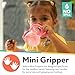 Nuby Mini Grip N' Sip No-Spill Baby Sippy Cups with Handles and Soft Spout - (3 Pack) 5 oz - 6+ Months - Red/Blue/Green