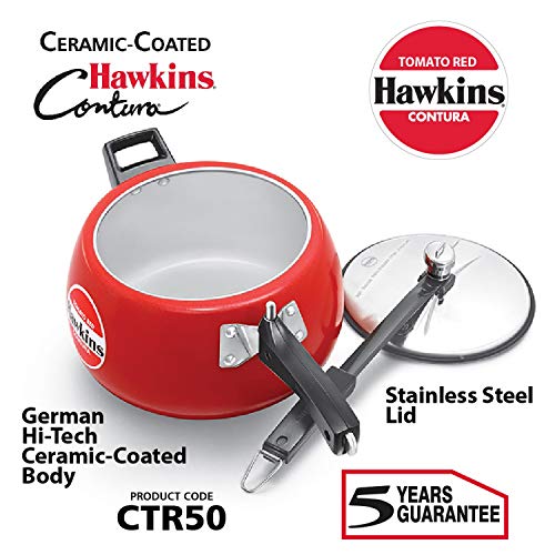 Hawkins Ctr50 Pressure Cooker, 5 L, Red #TOP1