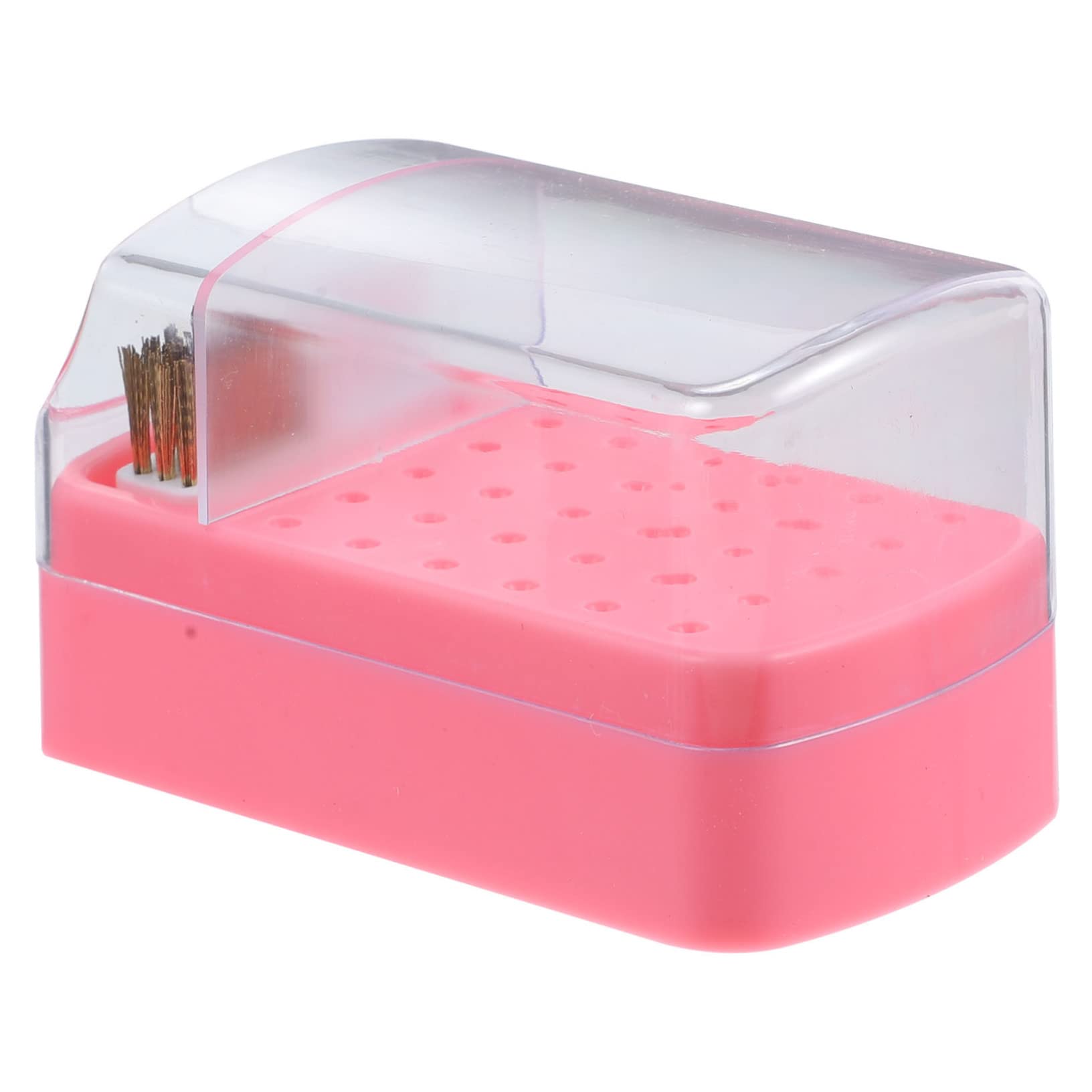 Healeved 3pezzi Organizer Per Punte Per Unghie Con Scatola Di Pulizia Per Accessori Manicure Design Compatto e Pratico Per Unghie