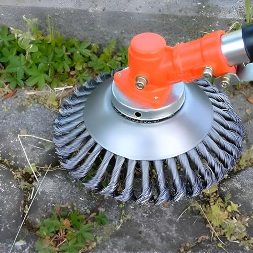 Escova De Aço Para Roçadeira Profissional Universal