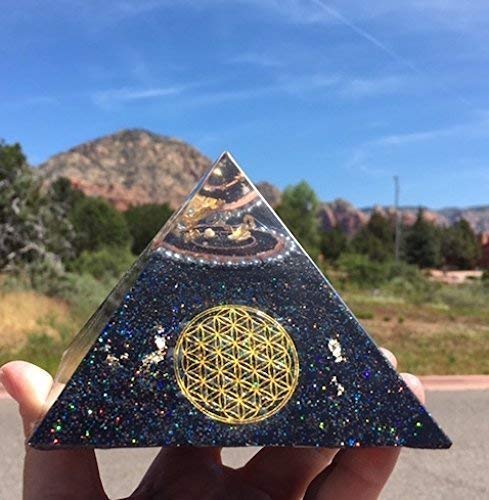 Triple Orgone, Holographic Anti Stress Generator Flower of Life Pyramid