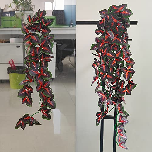 Image of 40cm /16in Aquarium Decorations Plants Artificial Fake Plastic Water Grass Plants for Fish Tank Aquarium Decor Artificial Hanging Plants