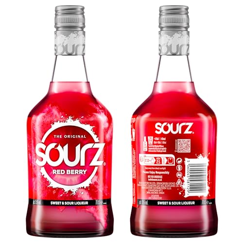 Sourz Red Berry | süß-saurer Partylikör | 15% Vol | 700ml Einzelflasche