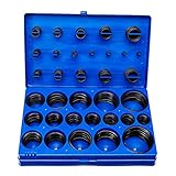 BUSY-CORNER 407 Pieces SAE Universal O-Ring Kit, Set of 32 USA Standard Sizes, Buna-N 70A, Rubber...