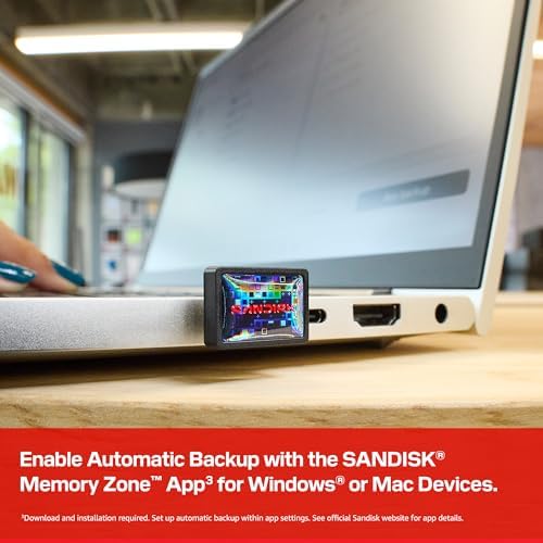 SANDISK 128 GB Extreme Fit USB-C Flash Sürücü - 400 MB/sn'ye kadar Okuma hızı, USB 3.2 Gen 1, USB Type-C - Tak ve Kal Depolama - Siyah - SDCZ530-128G-G46 - Görsel 6