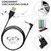 FENERGY SHOP Replacement DC Charging Cable | USB Charger Cord - 2.5mm (Black) - Fast Charging
