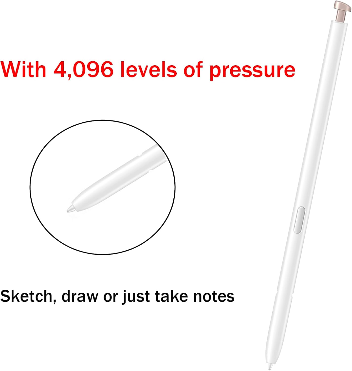 S26 Ultra S Pen for Samsung Galaxy S26 Ultra S Pen Replacement, US Version, for Samsung Galaxy S26 Ultra Stylus Pen (PinkGold)