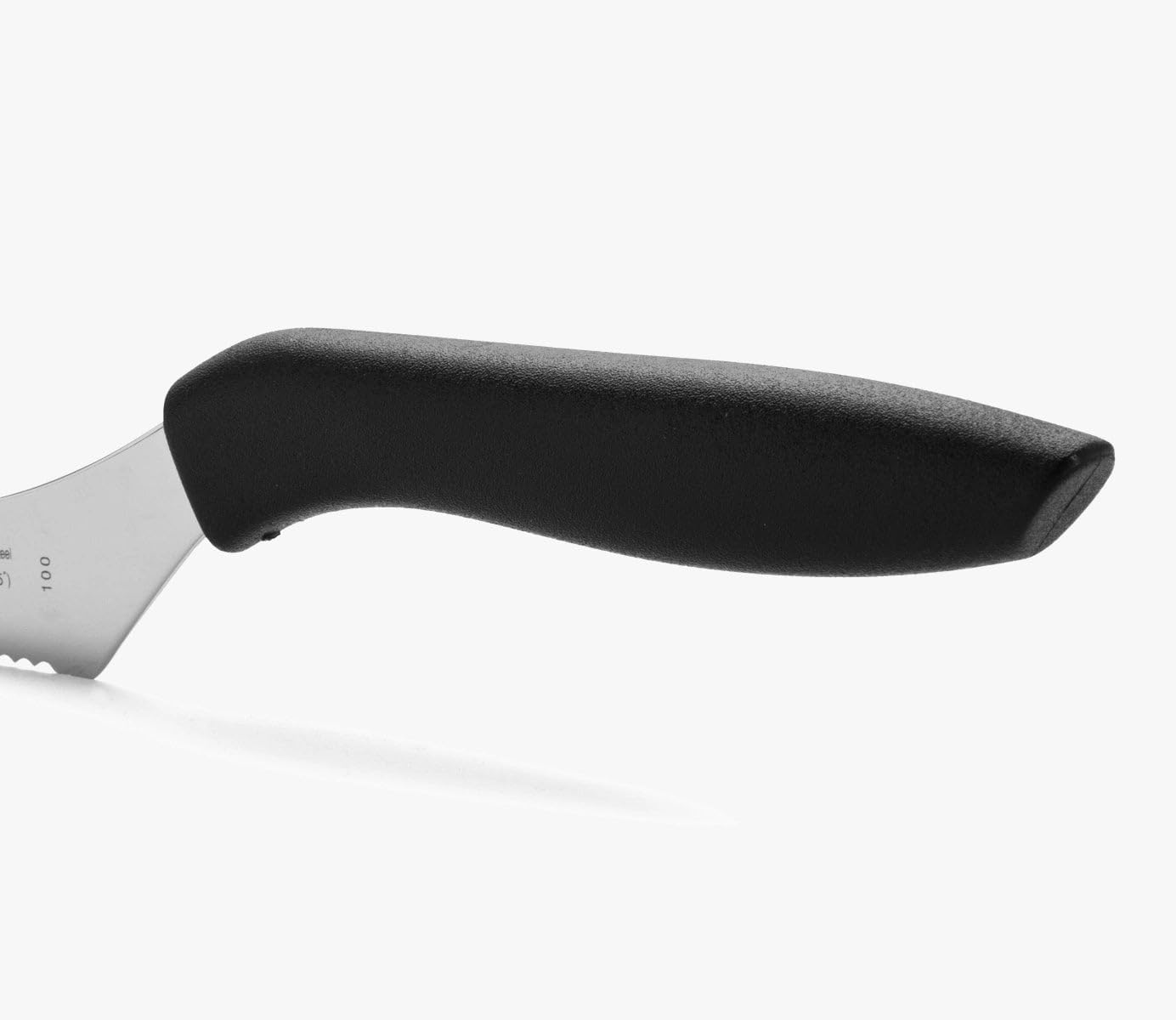 Curved utility knife Arcos Nice Series 134900. Nitrum stainless steel knife with 13 cm (5.12") blade in blister.