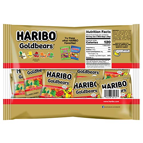 Haribo Gold-Bears Christmas Edition Gummi Candy Mini Packages, 9.5 oz Total Bag Weight, Pack of 3 - Thumbnail 5