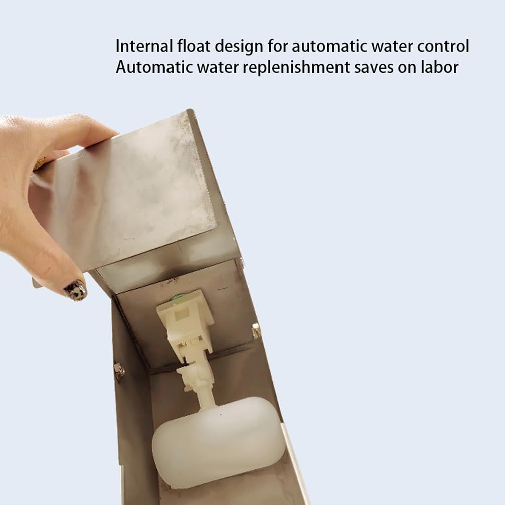 Equipo automático de alimentación de aves de corral, accesorios de acero inoxidable con válvula flotante, para pollos, patos, gansos