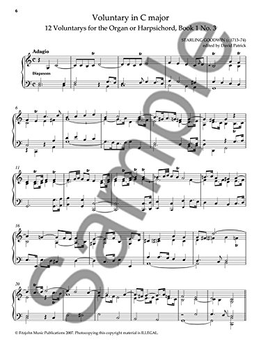 18th-Century English Organ Music: Volume 3: A Graded Anthology (18th-century English Organ Music, 3) - Image 4